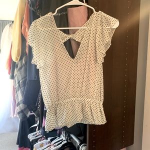 Marissa Webb Polka dot blouse